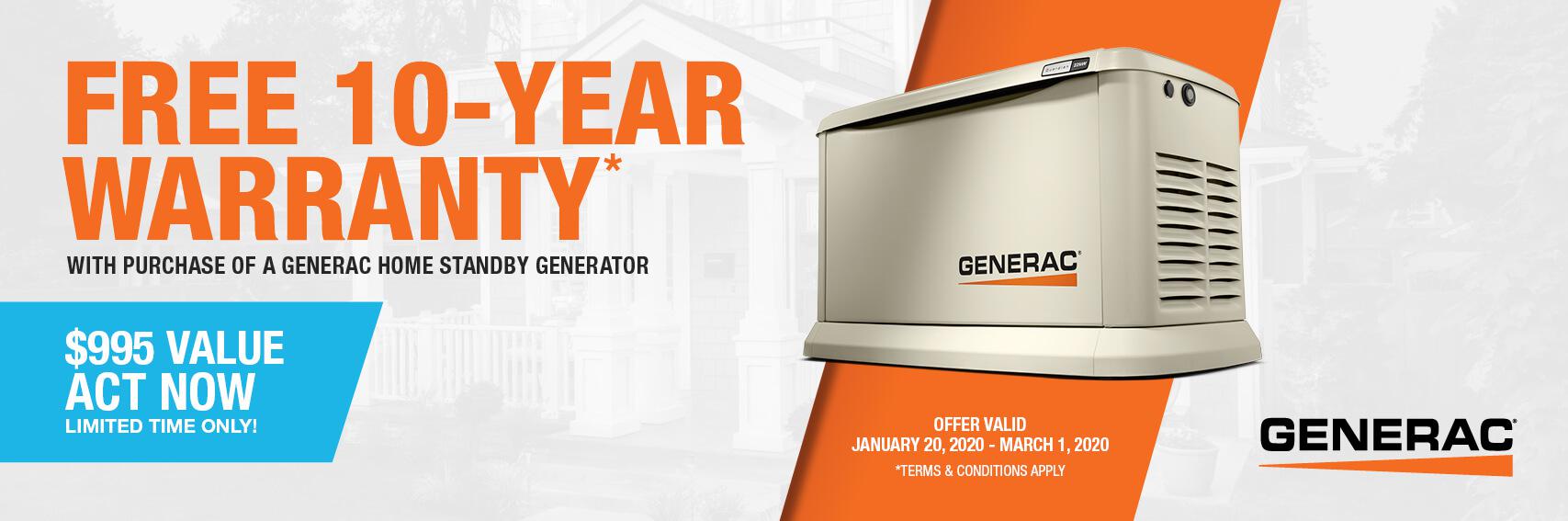 Homestandby Generator Deal | Warranty Offer | Generac Dealer | Wyckoff, NJ